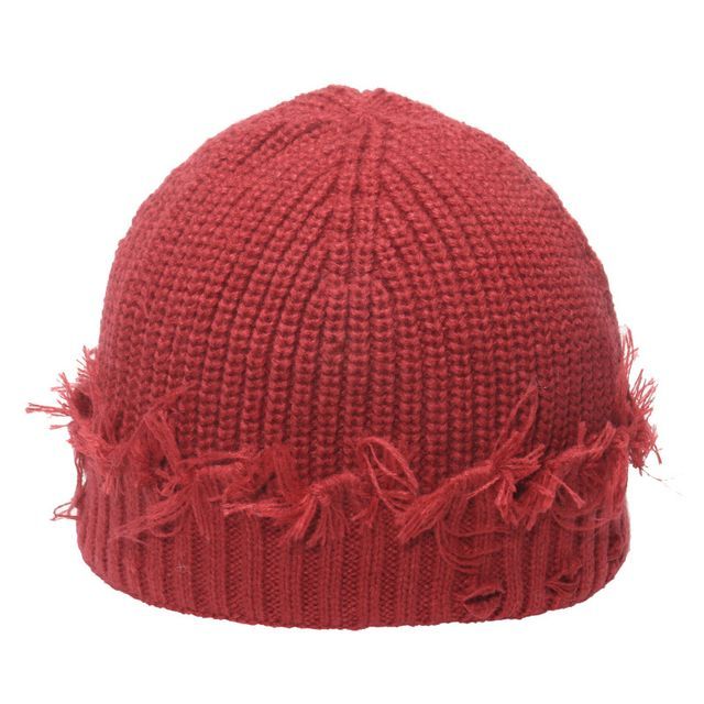 Knit Beanie Distressed