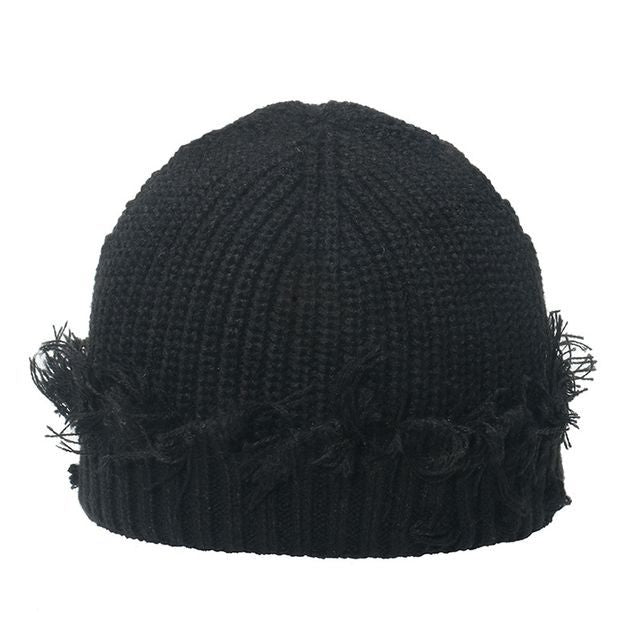 Knit Beanie Distressed