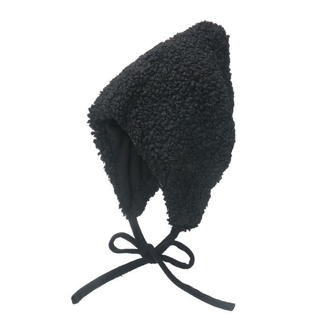 Shearling Hat Faux Bonnet