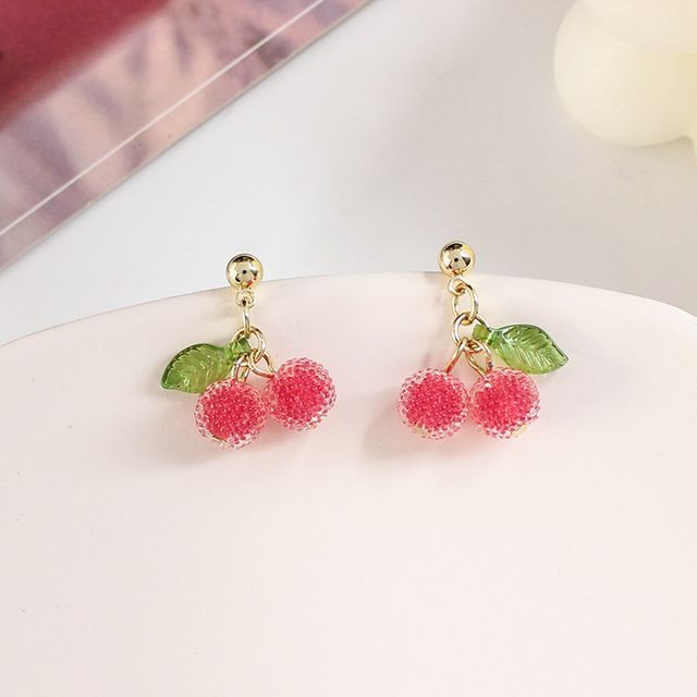 Earring Cherry Drop
