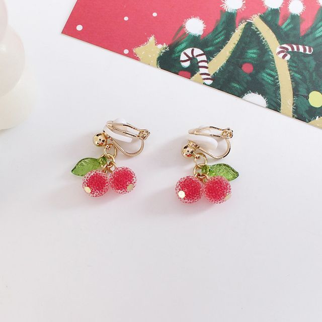 Earring Cherry Drop
