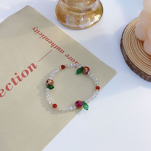 Fruit Crystal Faux Bracelet