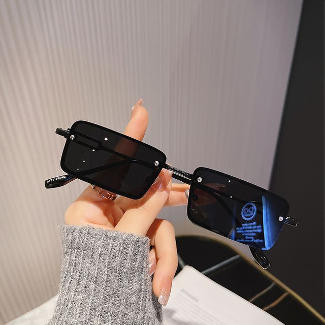 Sunglasses Rectangle Alloy