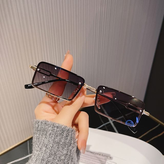 Sunglasses Rectangle Alloy
