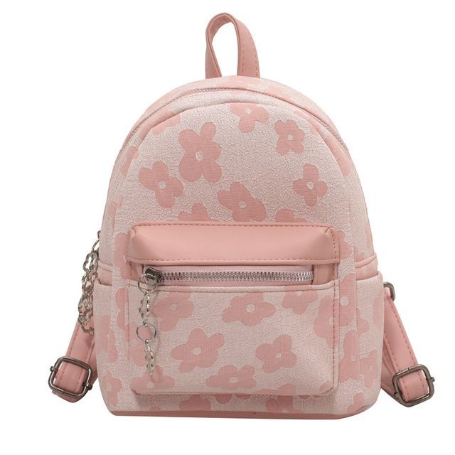 Zip Floral Backpack