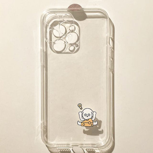Cartoon Case Transparent Phone