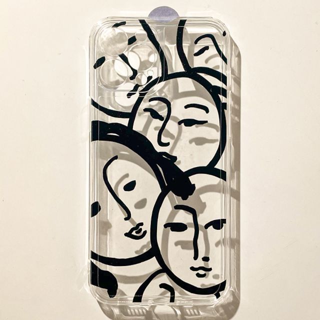 Transparent Phone Case Print
