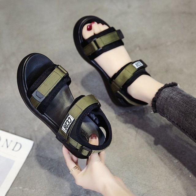 Wedge Adhesive Strap Sandals Heel Platform