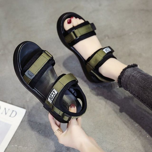 Wedge Adhesive Strap Sandals Heel Platform