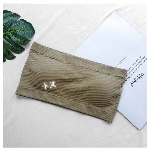 Cropped Top Plain Tube