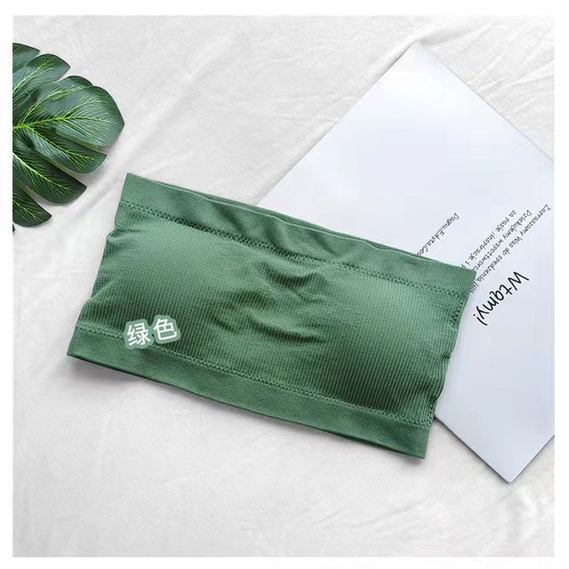 Cropped Top Plain Tube