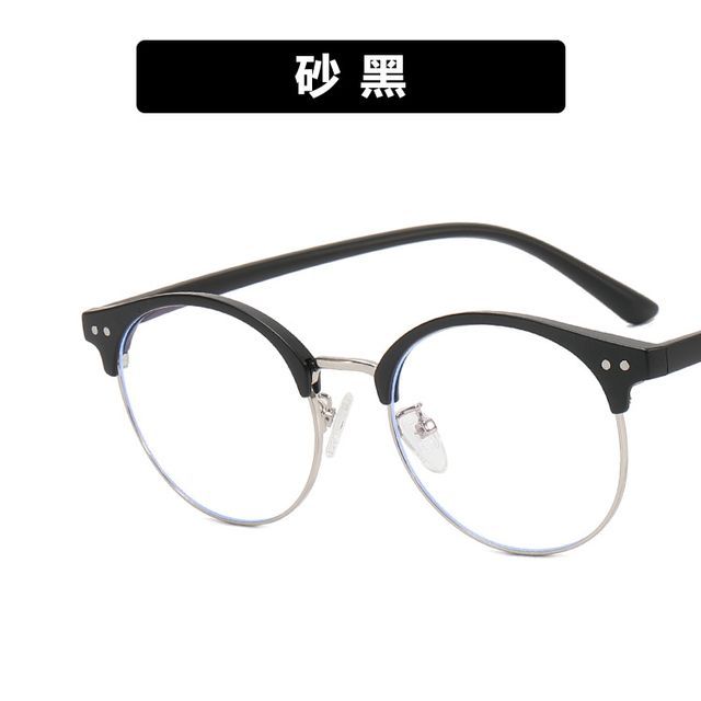 Blue Glasses Light Round Filtering