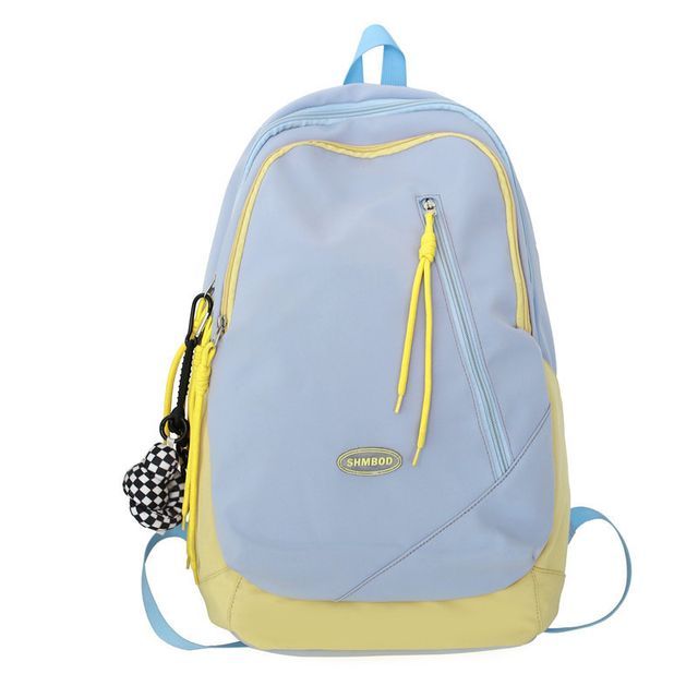 Nylon Backpack Two-Tone Logo