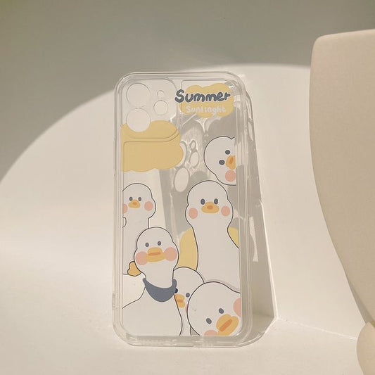 Duck Transparent Case Phone