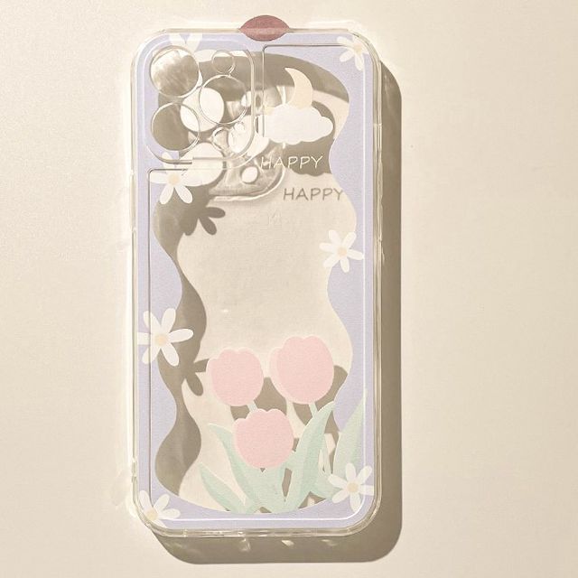 Transparent Flower Phone Case