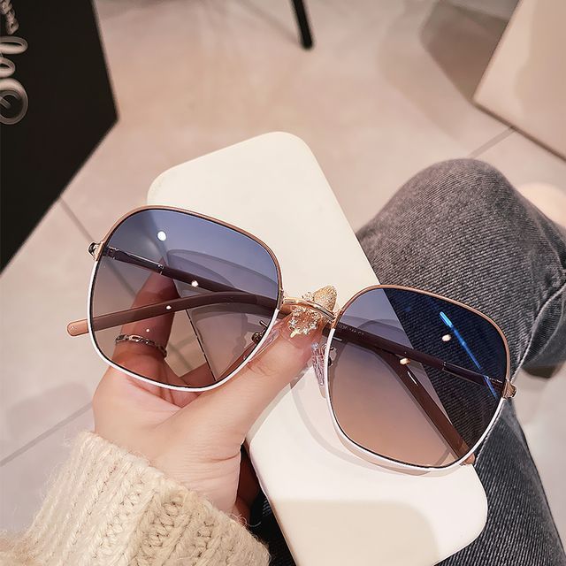 Sunglasses Square Frame Metal
