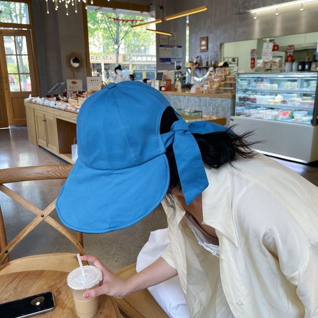 Sun Hat Plain Bow