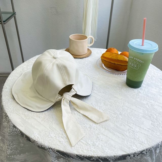 Sun Hat Plain Bow
