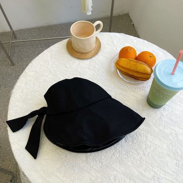 Sun Hat Plain Bow