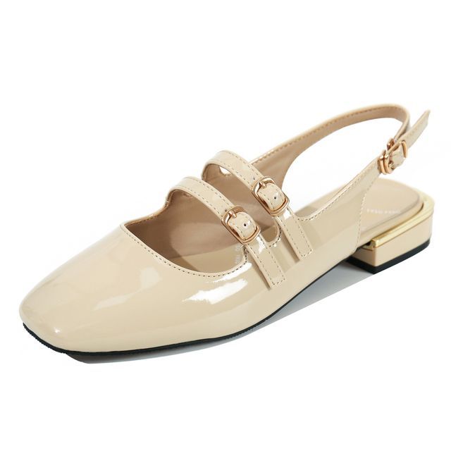 Flats Strap Double Slingback