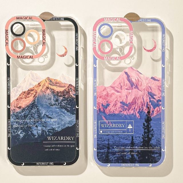 Case Transparent Phone Mountain