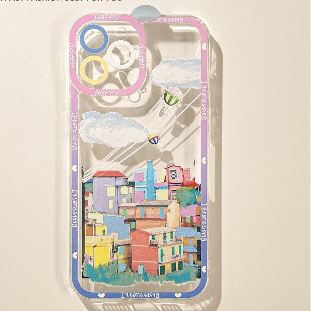 City Case Transparent Print Phone
