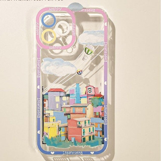 City Case Transparent Print Phone