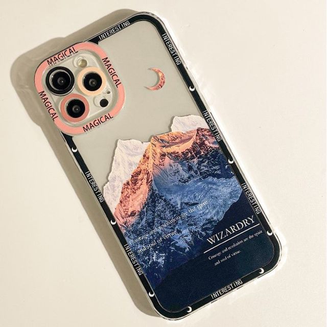 Case Transparent Phone Mountain