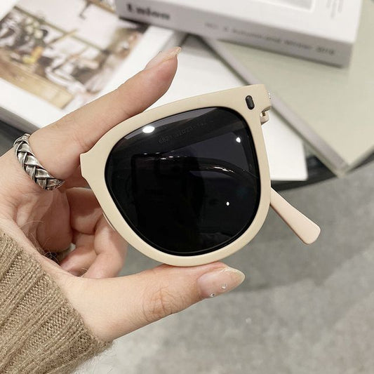 / Case Sunglasses Sunglass Retro Foldable