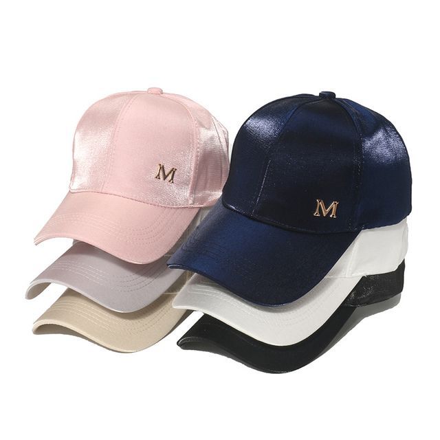 Lettering Cap Satin Baseball