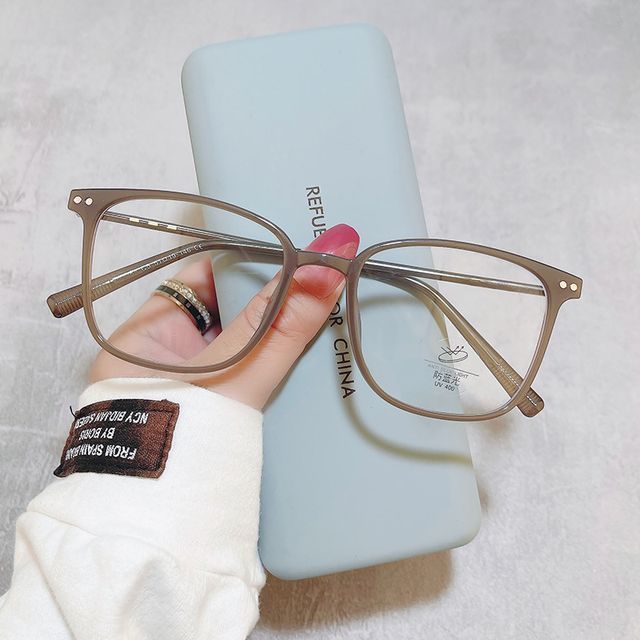 Light Glasses Blocking Square Blue