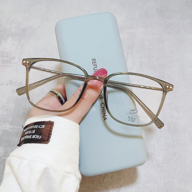 Light Glasses Blocking Square Blue