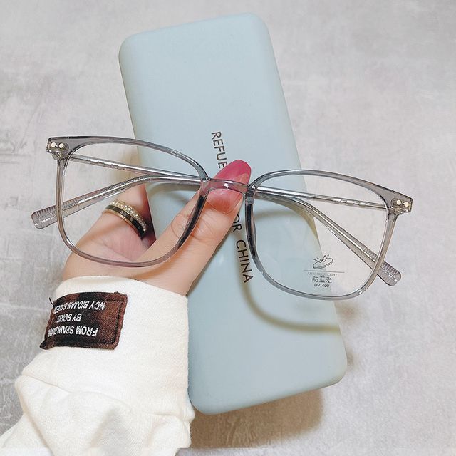 Light Glasses Blocking Square Blue