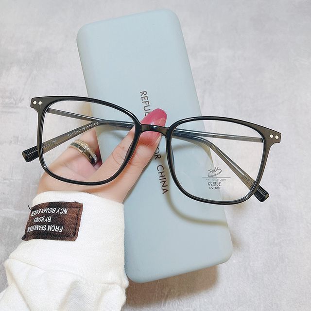 Light Glasses Blocking Square Blue