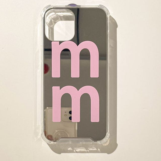 Phone Lettering Case Mirrored