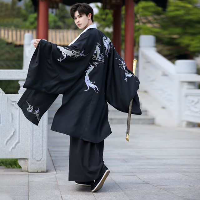 Embroidered Hanfu Costume / Robe / Set