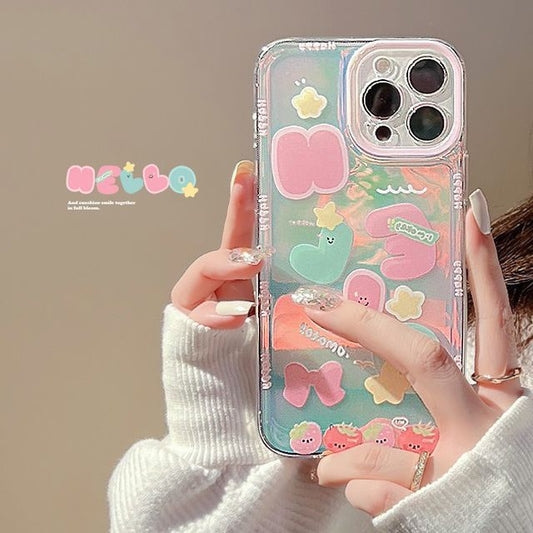 Cartoon Holographic Case Phone