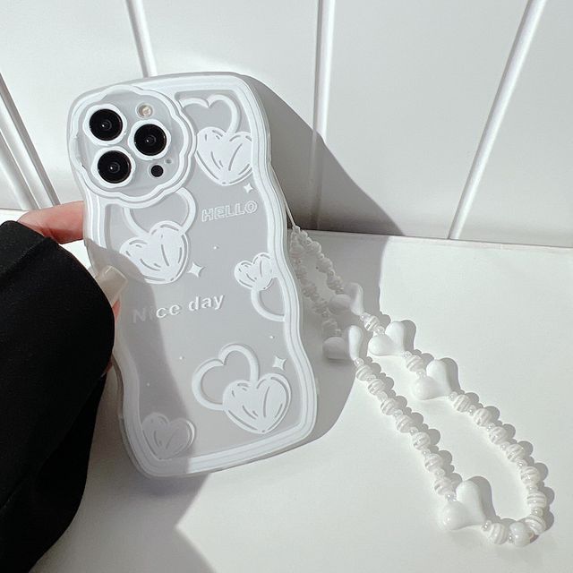 Phone Heart Case Transparent