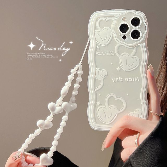 Phone Heart Case Transparent