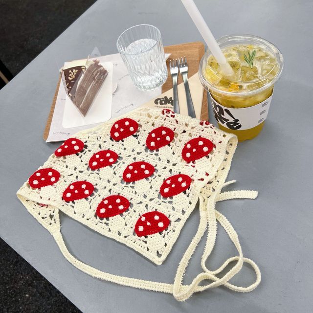 Bandana Head Mushroom Knit