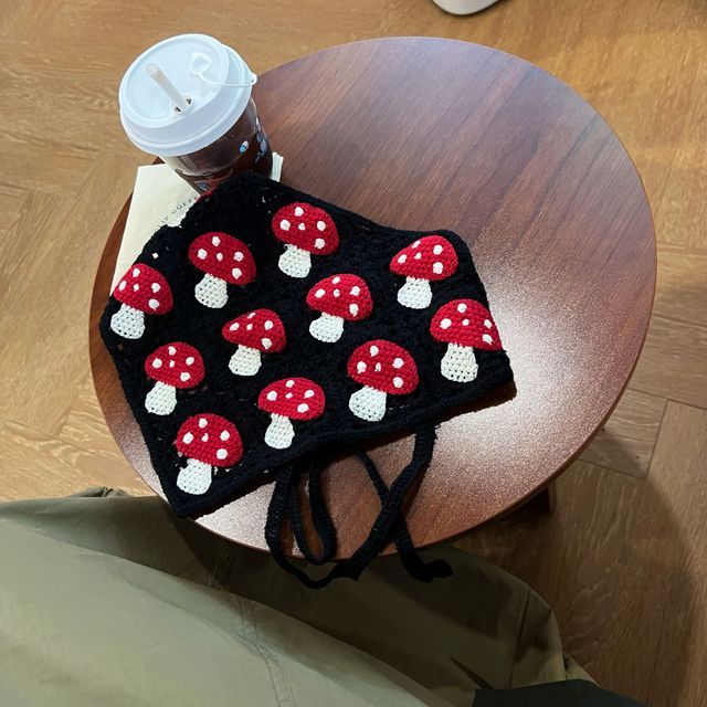 Bandana Head Mushroom Knit