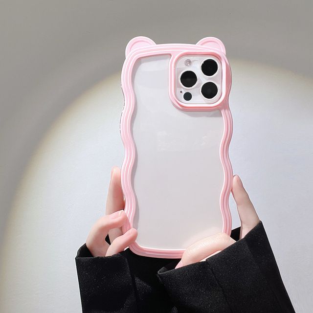 Phone Wavy Transparent Case
