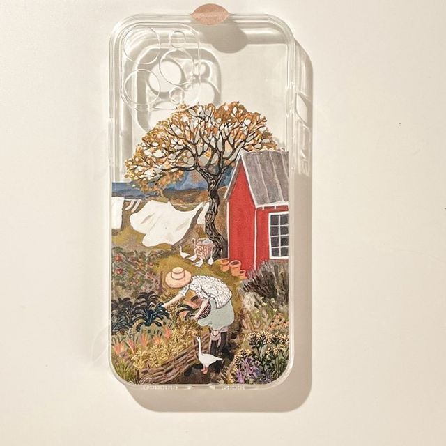 Case Scenery Phone Transparent