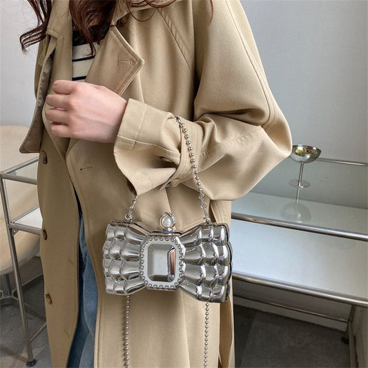 Crossbody Bag Bow Chain