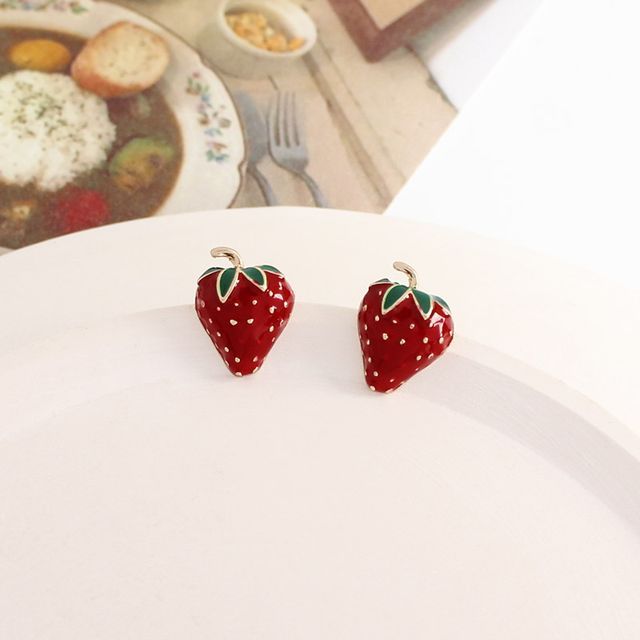 Strawberry Earring Alloy