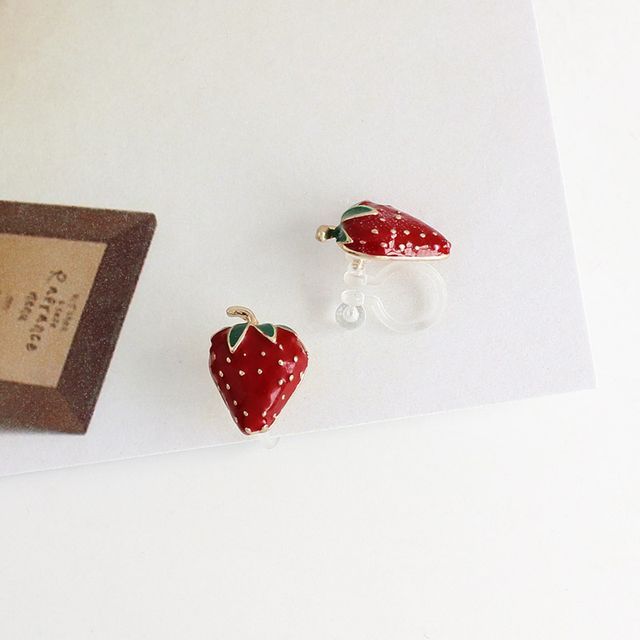 Strawberry Earring Alloy