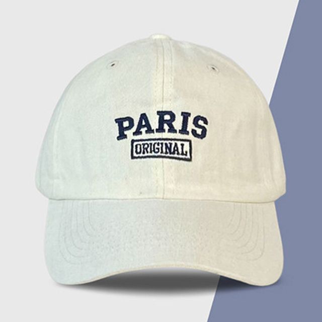Embroidered Lettering Cap Baseball