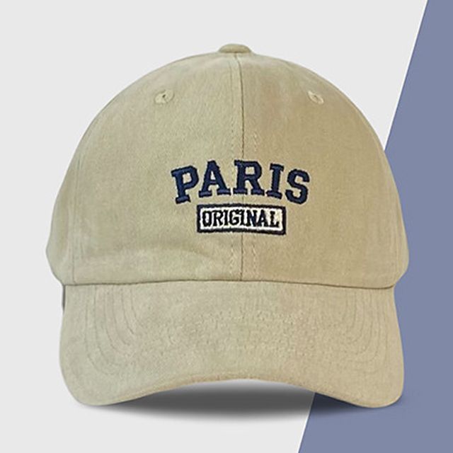 Embroidered Lettering Cap Baseball