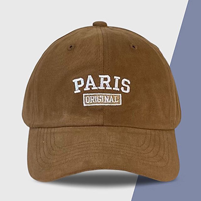 Embroidered Lettering Cap Baseball