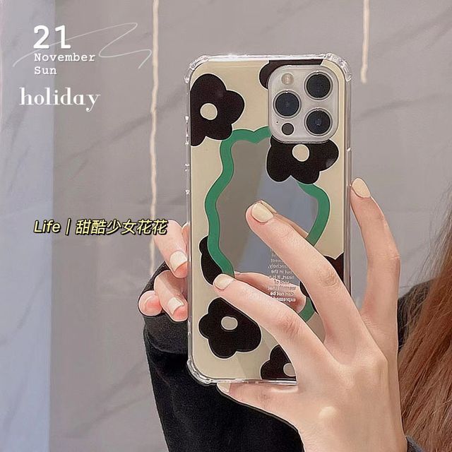 Mirrored Phone Floral Case